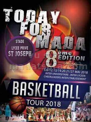 Today for mada 8eme édition basket ball tour 2018