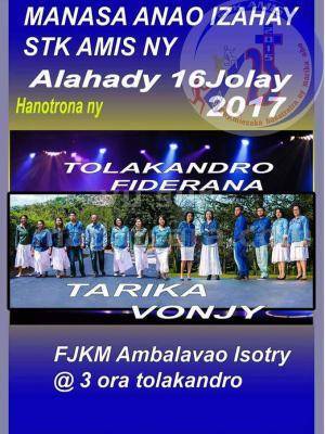 Tolakandro fiderana Tarika Vonjy FJKM Ambalavao Isotry