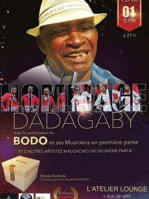 Hommage Dada Gaby Ny voninavoko Atelier Lounge Club Savigny Sur Orge