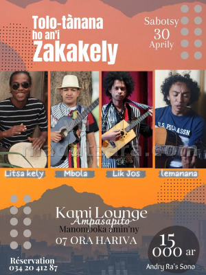 Tolo-tanana hoan'ny zazakely - Mbola Talenta‍ Lemanana, Lik Jos, Lista Kely - Kami Lounge Ampasapito‍