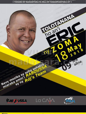 Tolotanana ho an'i Eric Fou Hehy‍ - miaraka amin'i Raboussa‍ sy ny RDJ's Team - La Casa