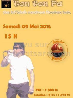 Tonton Pa en cabaret concert chez Art'Sakafo Mandrosoa Fitroafana Ivato