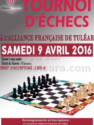 Tournoi d'échecs à l'Alliance Française de Tuléar