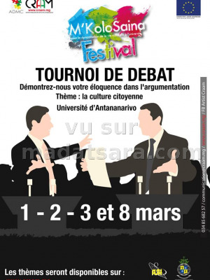 Tournoi de débat - thème : la culture citoyenne - Espace Art Public (CRAAM) Ankatso‍