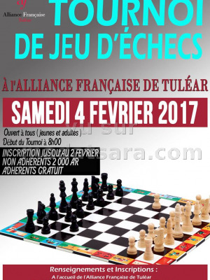 Tournoi de jeu d'echecs - AF - Alliance Française de Toliara‍