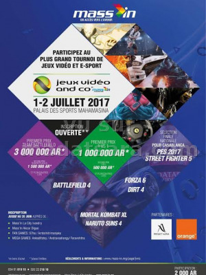 Tournoi de jeux vidéo et e-sport - Palais des Sports Mahamasina‍