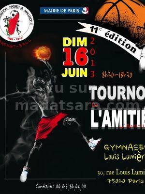 Comme chaque année depuis 2002, l'Association Sportive Malgache oragnise le tournoi de l'amitié et