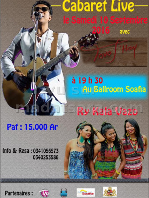 Tovo J'hay & RyKala Vazo - Cabaret live - Ball Room Sofia