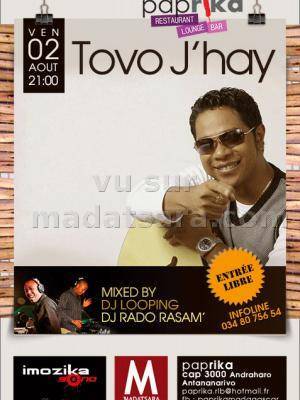 Mixed By DJ Looping, DJ Rado Rasam'
Quelques vidéos de Tovo J'hay
[videos artiste=tovo-jhay]