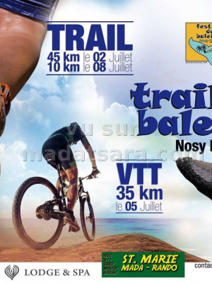 Trail des baleines 45km - Nosy Boraha - Sainte-Marie