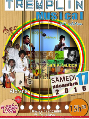 Tremplin musical 65è édition avec Aforano‍ - AF - Alliance Française Toamasina‍