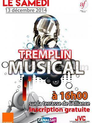 Tremplin Musical sur la terrasse de l'Alliance Française de Mahajanga