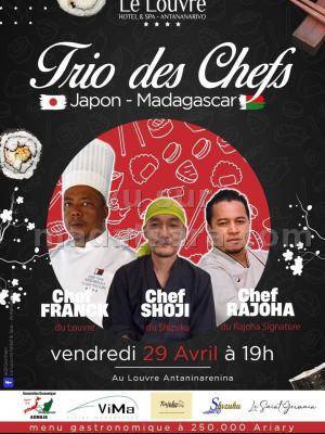 Trio des chefs Le Louvre 313 Antaninarenina