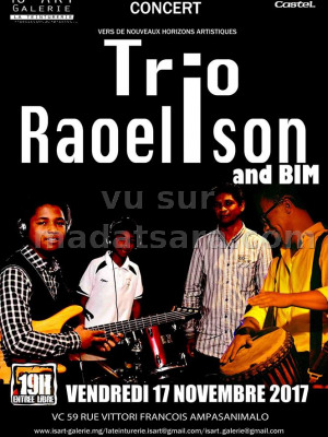 Trio Raoelison‍ & Bim‍ en concert - Is'Art Galerie‍