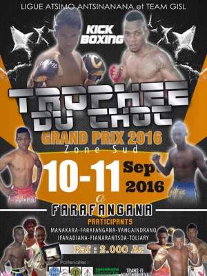 Trophée de choc grand prix zone sud kick boxing - Farafangana