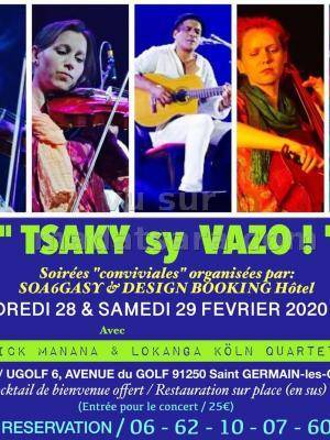 Tsaky sy vazo - Erick manana & Lokanga Köln Quartet - Ugolf 6 Saint-Germain-les-Corbeil