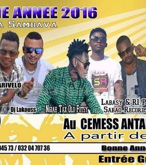 Tsang'Arivelo, Dj Lakouss, Ngiah Tax Olo Fotsy, Labasy & RI.PE au Cemess Antanimora