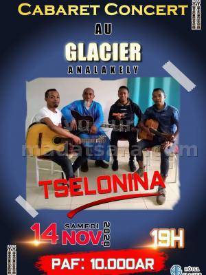 Tselonina cabaret concert Le Glacier Analakely