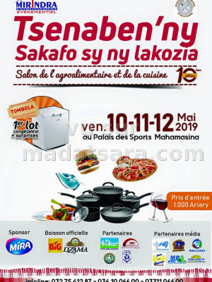 Tsenaben'ny sakafo sy lakozia - salon de l'agroalimentaire et de la cuisine - Palais des Sports Mahamasina‍