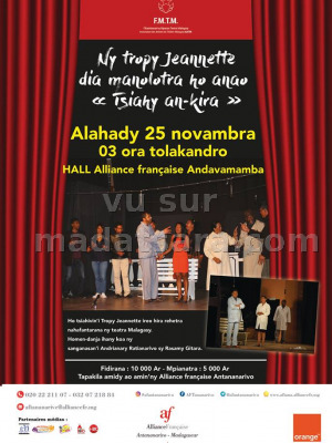 Tsiahy an-kira - Troupe Jeannette‍ - AFT - Alliance Française d'Antananarivo‍