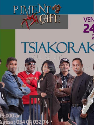 Tsiakoraka‍ en concert au Piment Café Behoririka‍
