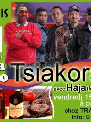 Tsiakoraka avec Haja (Mon Tana Paris) en concert au Trass Tsiadana Zoma kanto