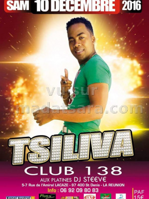 Tsiliva‍ en concert au Club 138 - La Réunion‍