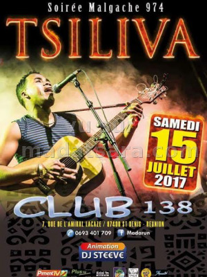 Tsiliva‍ en concert au Club 138 - La Réunion‍