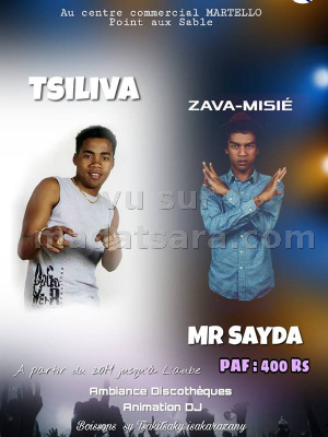 Tsiliva‍ & Mr Sayda‍ malagasy mifety à Maurice - Centre commercial Martello Point au Sable Maurice