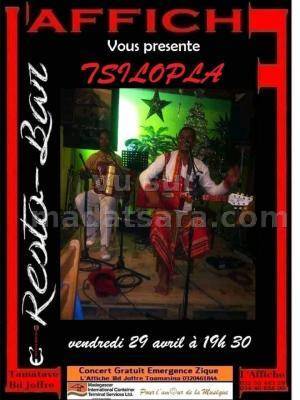 Tsilopla Affiche Resto Bar Toamasina