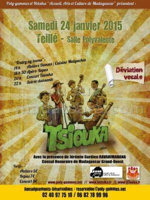 Tsiouka - Déviation vocale à Téillé Salle Polyvalente