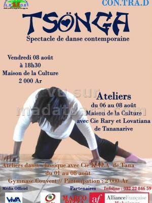 Tsönga - Spectacle de danse contemporraine à Mahajanga