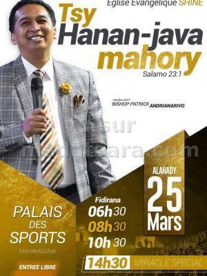 Tsy hanan-java mahory Palais des Sports Mahamasina