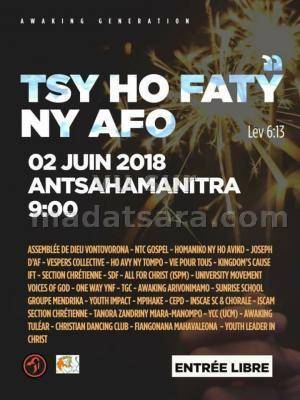 Tsy ho faty ny afo Antsahamanitra