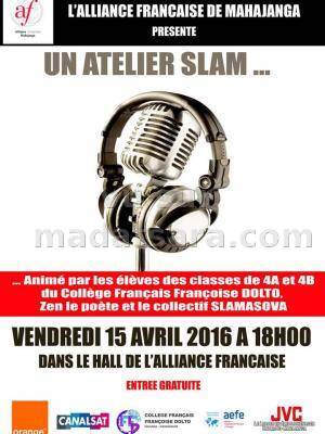 Un atelier Slam ... à l'Alliance Française de Mahajanga