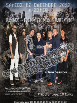 Underground cabaret + Jam session au Mon Tana‍ avec Milon Kazar‍ , Domoina‍ et Lahz