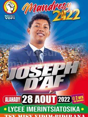 Joseph d'AF - Concert  mandresy 2022 - Lycée Imerintsiatosika