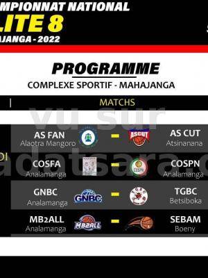 Championnat national Elite8 - Sport / Basket - Complexe sportif Mahajanga