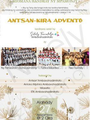 Antsan-kira Advento - Concert  Sekoly Taninketsa Ambavahadimitafo