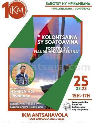 Kolotsaina sy soatoavina - Fototry ny fiandrianampirenena - Arts / Culture - IKM Ivon-toeran'ny Kolontsaina Malagasy