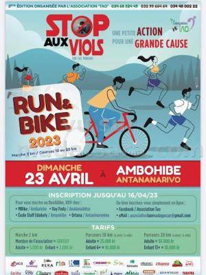 Stop aux viols Run & Bike 2023 Ambohibe Antananarivo