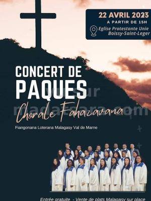 Concert de pâques - Chorale Fahazavana - Eglise protestante Unie Boissy-St-Leger
