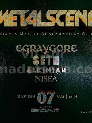Metalscene Analamaitso Théâtre de verdure d'Analamahitsy Concert Egraygore Seth  Nisea