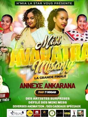 H'Mia présente Miss Avaratra Misanjy la grande finale