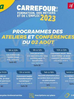 Carrefour de la formation des métiers et de l'emploi 2023