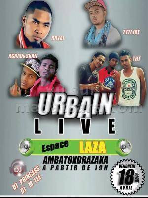 Urban Live à l'Espace live Ambatondrazaka avec Agrad et Skaiz, Tyti Joe, THT, Odyai