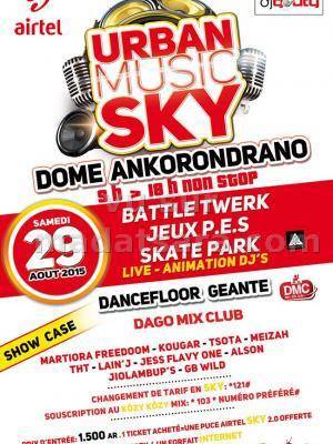 Urban music Sky au Dome RTA Akorondrano