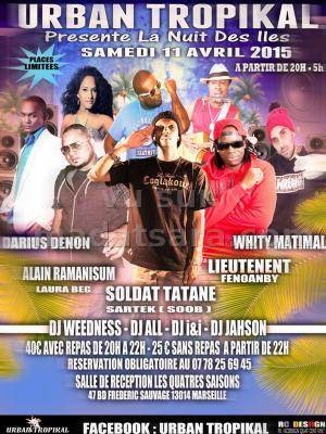 Urban tropikal présente la Nuit des Iles avec la participation de Fenoamby