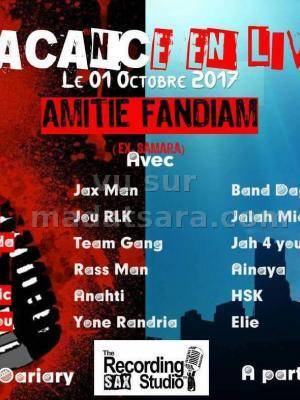 Vacance en live Amitié Fandian (ex-Samara)