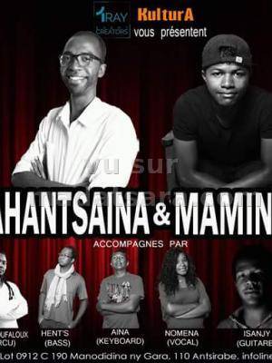 Vahantsaina & Mamina en show case La Palette Antsirabe